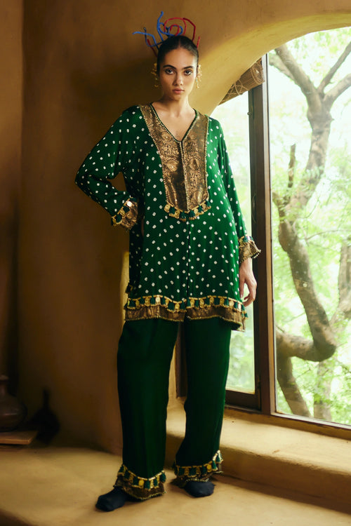 Adhira Green Co-ord Set