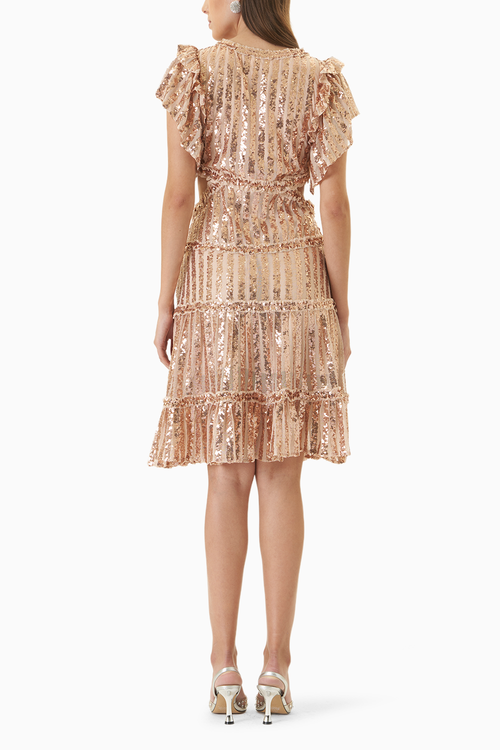All About Sparkles And Glimmer Asymmetrical Dress