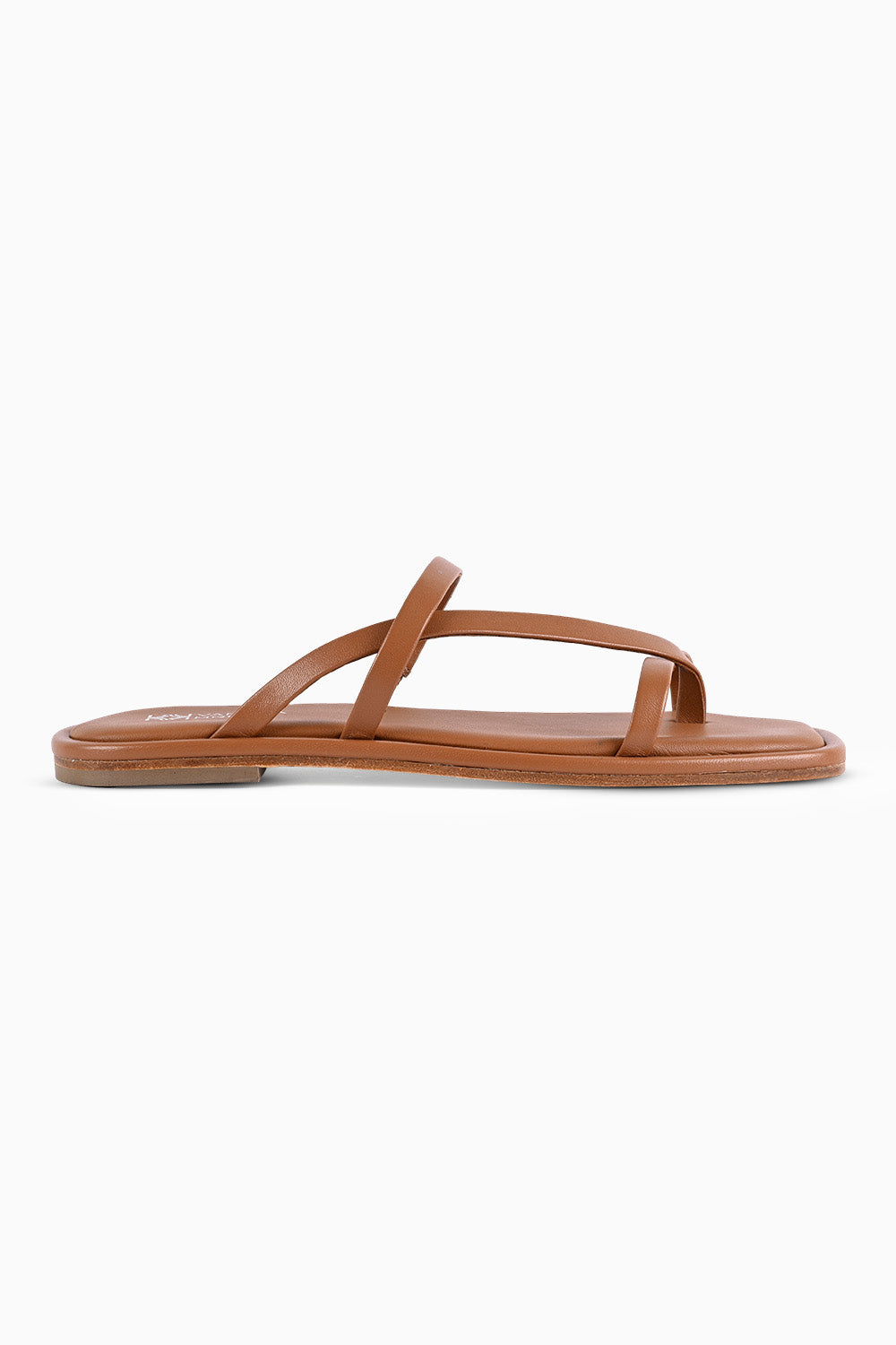 Alysson Tan Minimal Toe-Post Flats