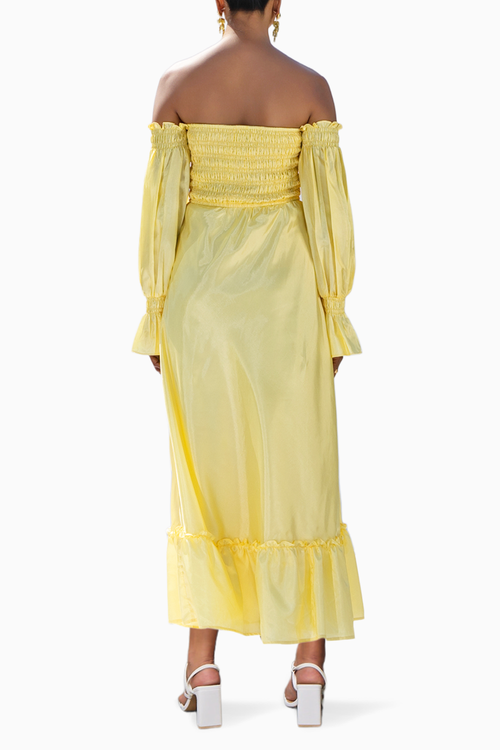 Amie Lemon Sorbet Dress