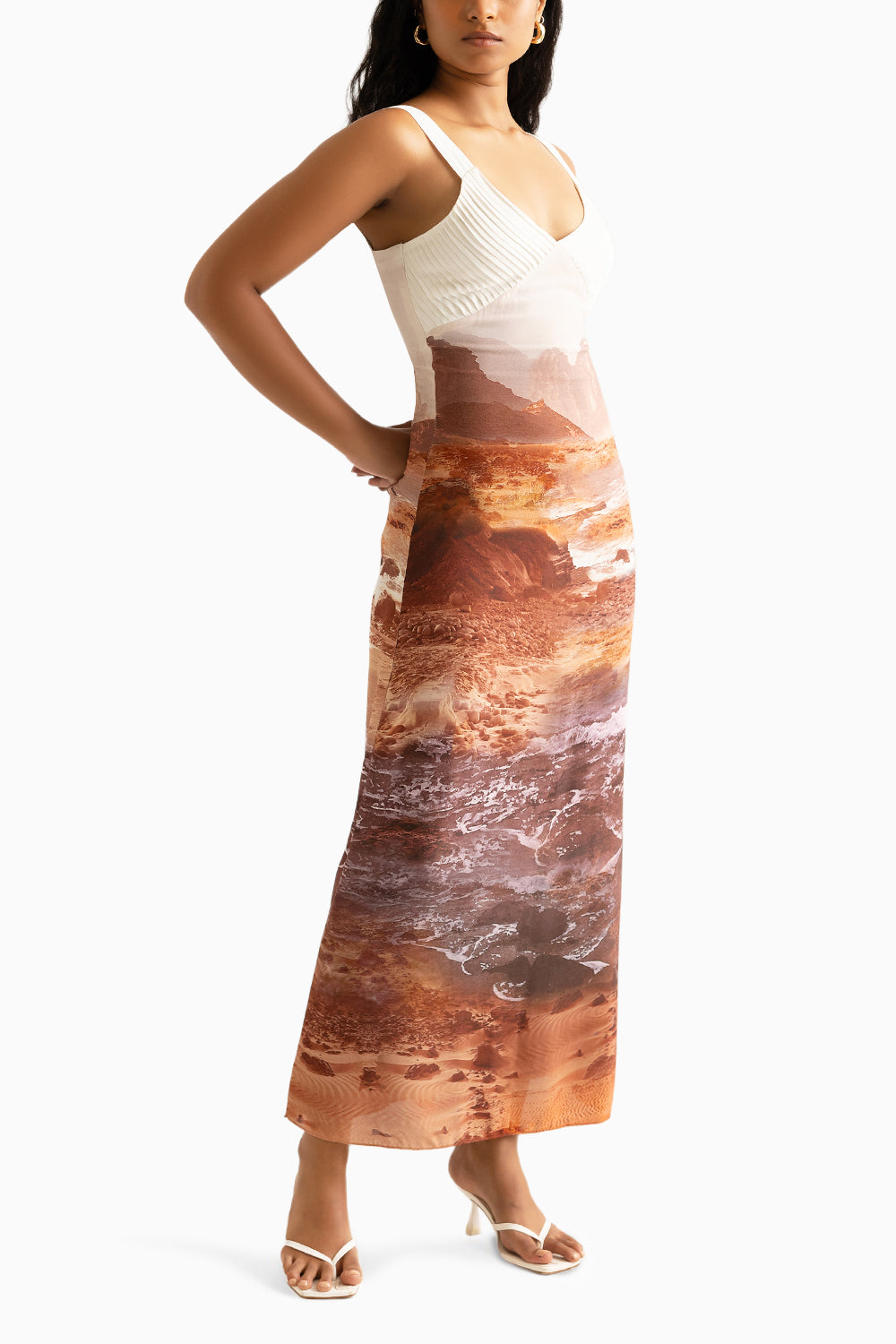 Antalya Brown Valley Dress