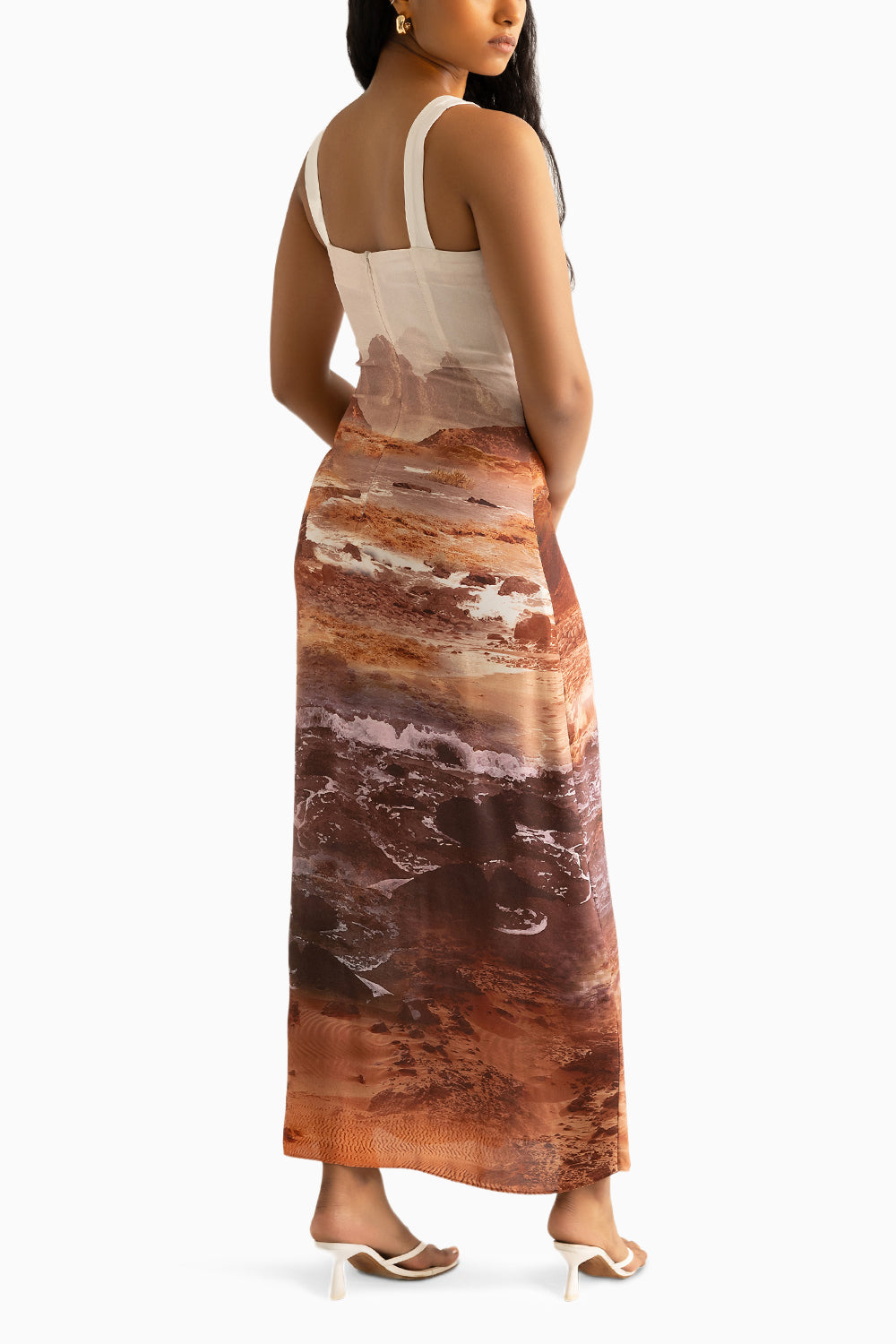 Antalya Brown Valley Dress