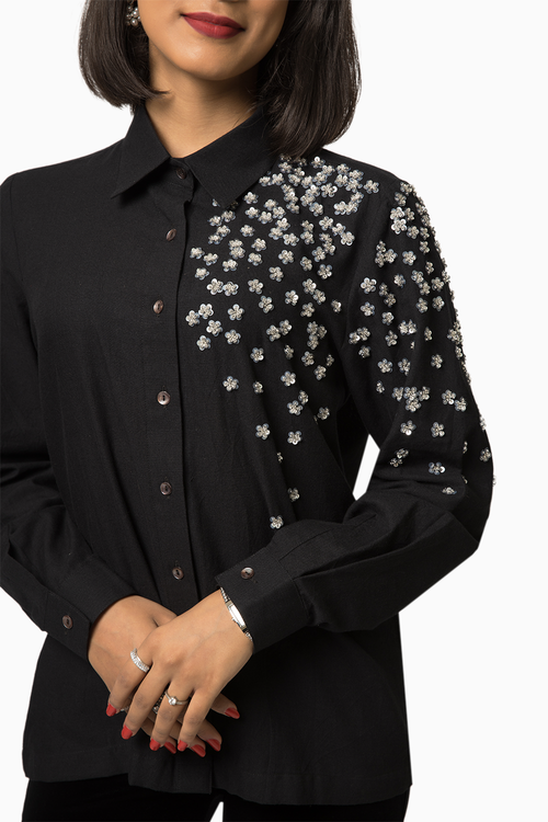 Floral Sparkle Shirt