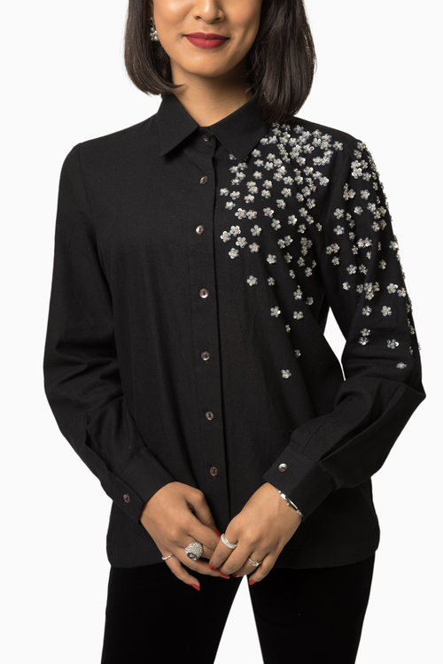 Floral Sparkle Shirt