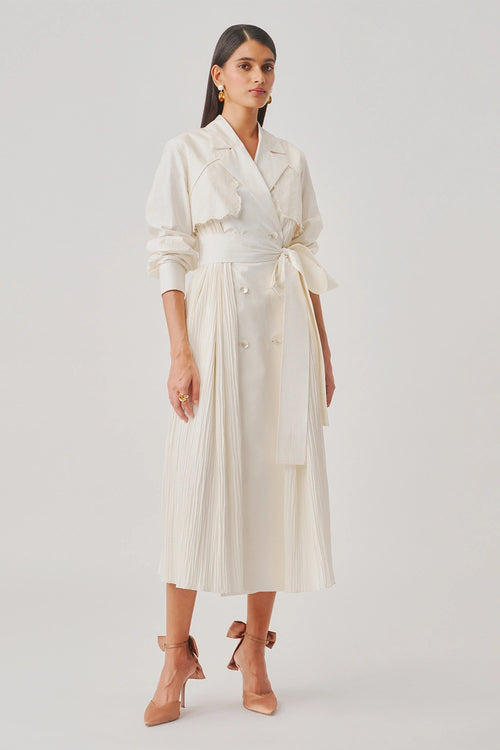 Ivory Atelier Trench Dress