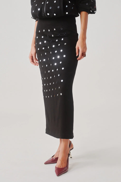 Black Constellation Skirt