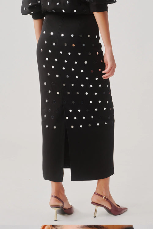 Black Constellation Skirt