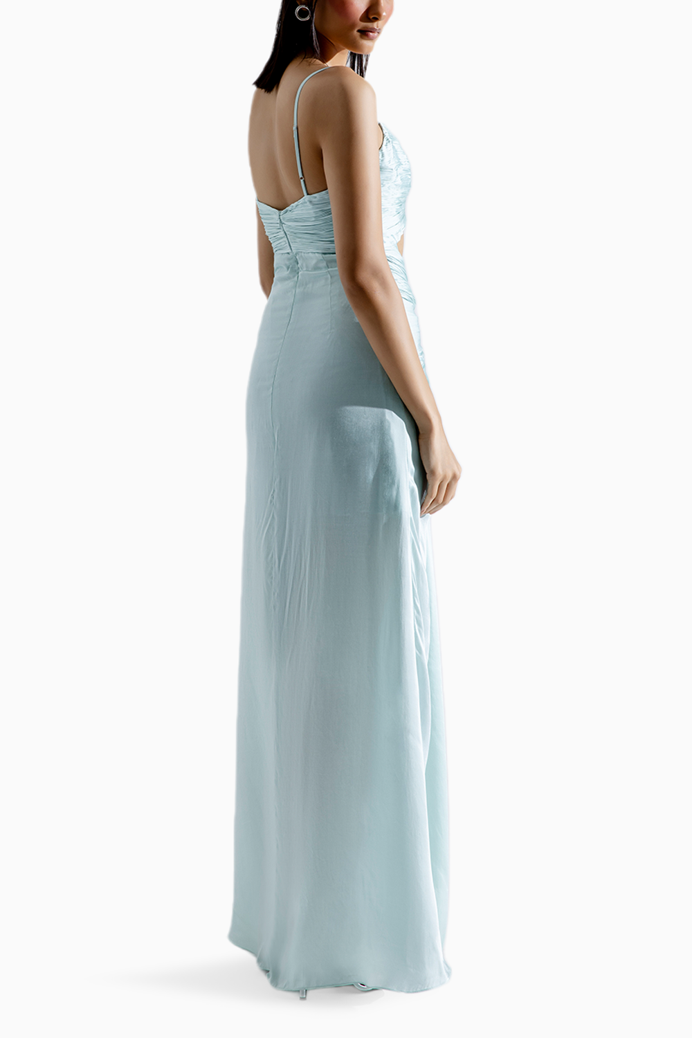 Elsa Draped Cutout Dress