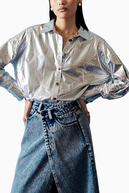 Silver Foil Shirt