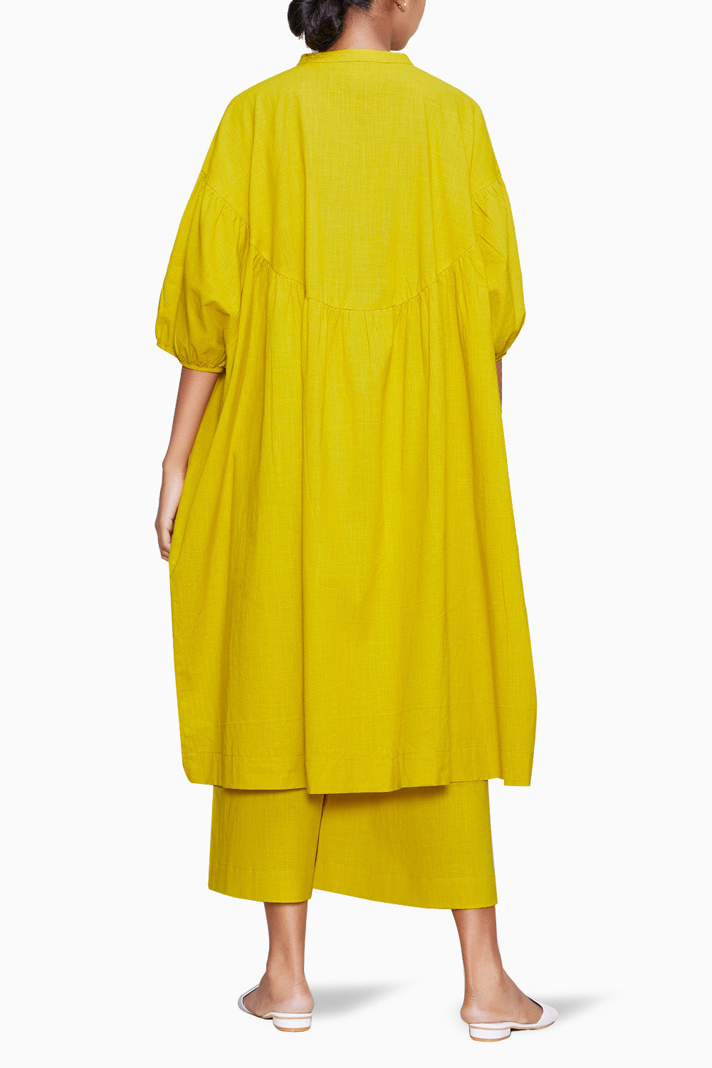 Yellow Acra Tunic Dress