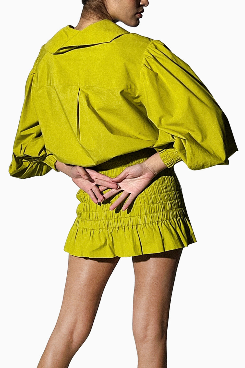 Chartreuse Bishop Sleeved Top