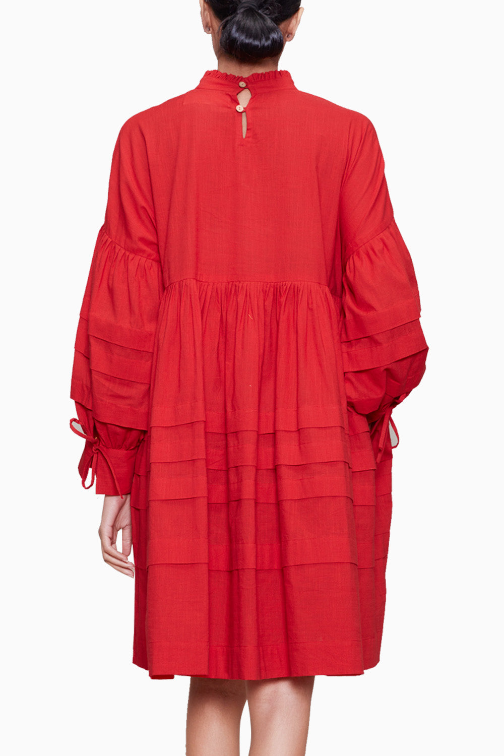 Red Avira Aakaar Dress