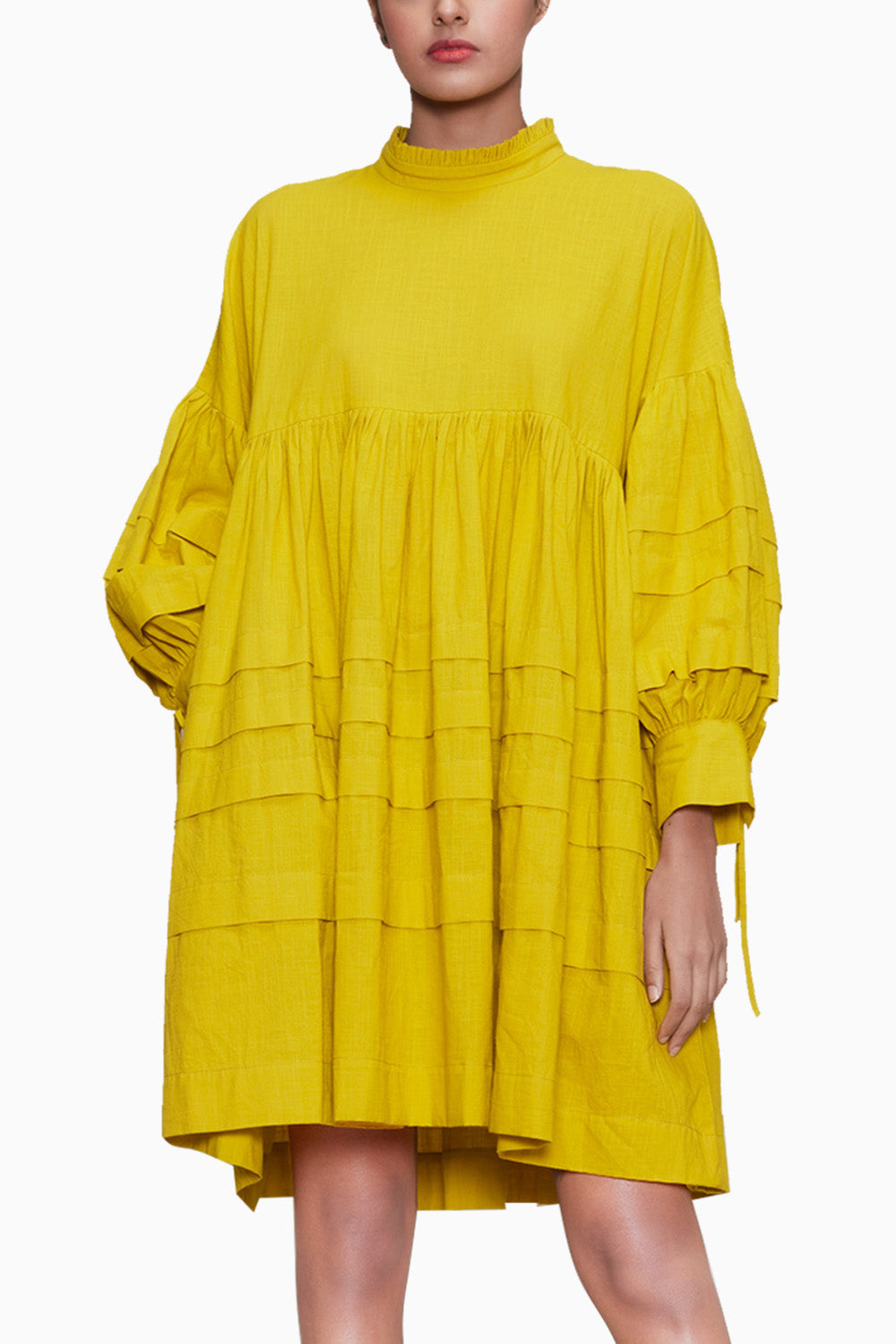 Yellow Avira Aakaar Dress