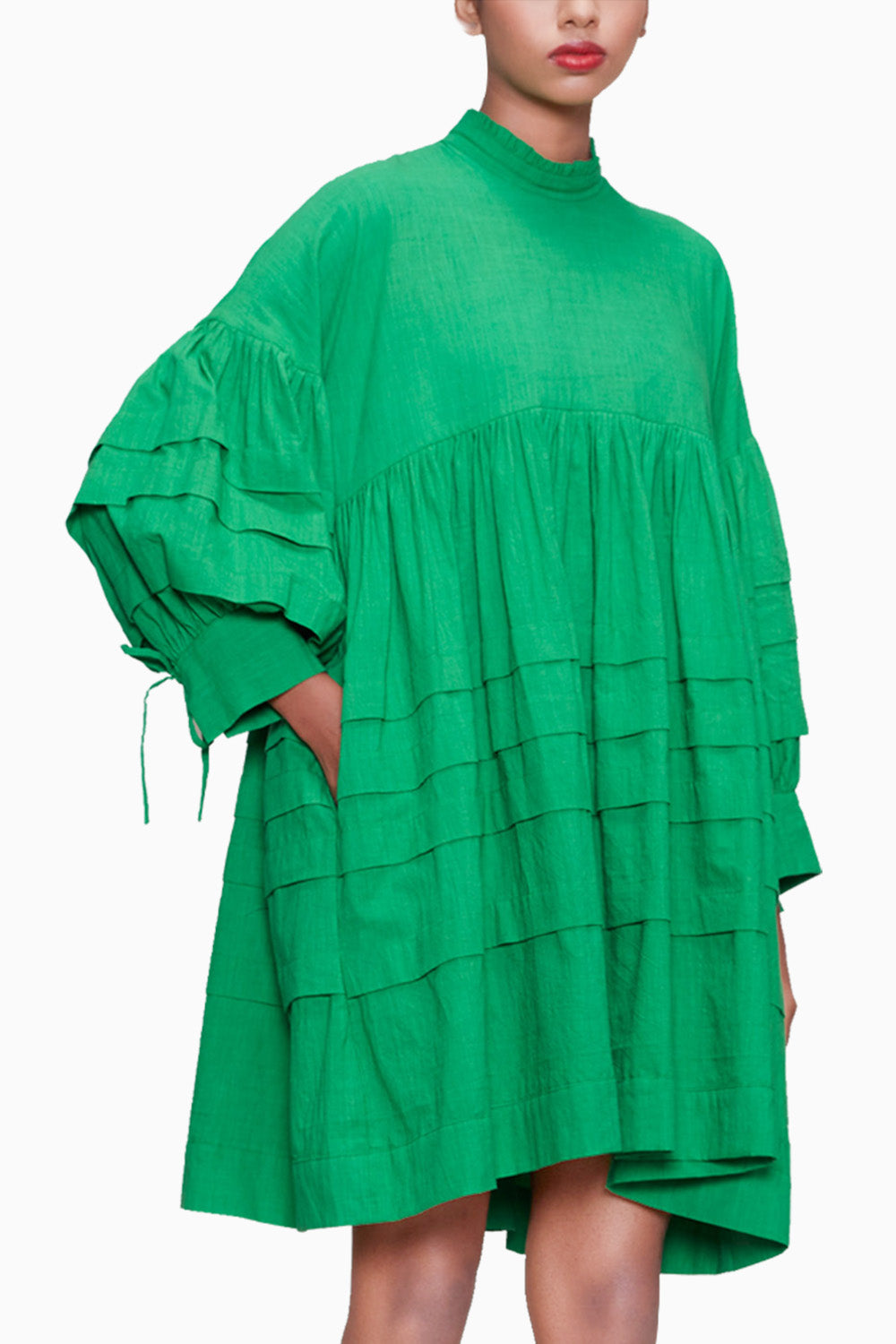 Green Avira Aakaar Dress