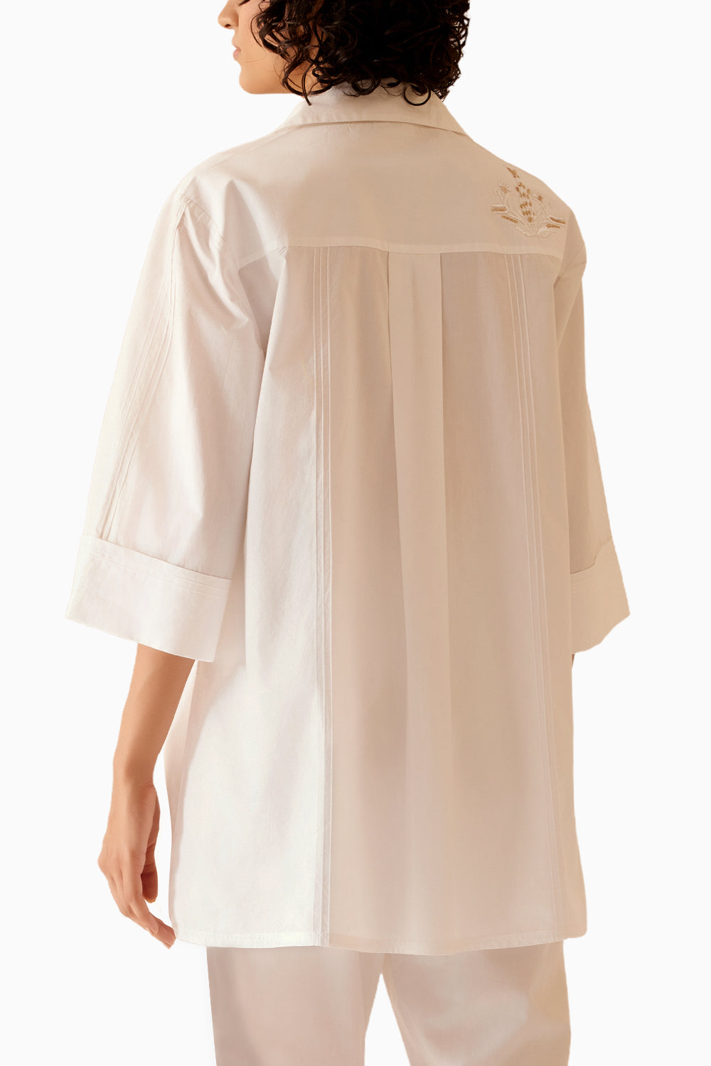 Neela White Tunic Shirt