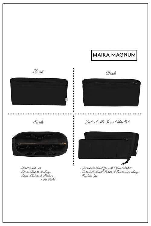 Black Maira Magnum Organiser