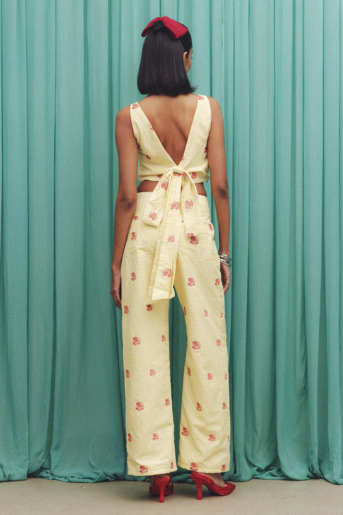 Yellow Amalfi Co-ord Set