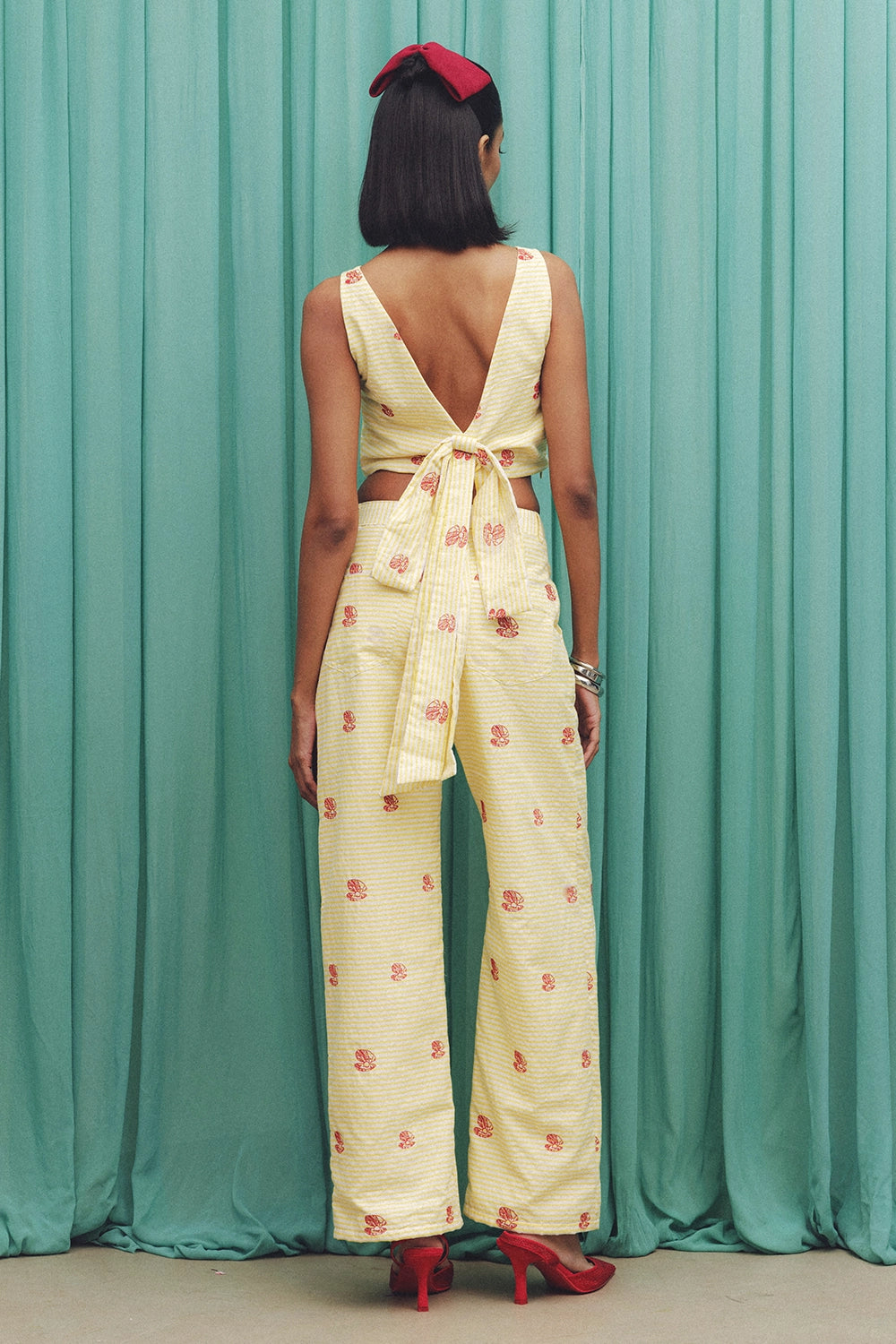 Yellow Amalfi Co-ord Set
