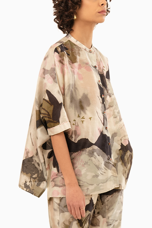 Scattered Petals Print Coord Set