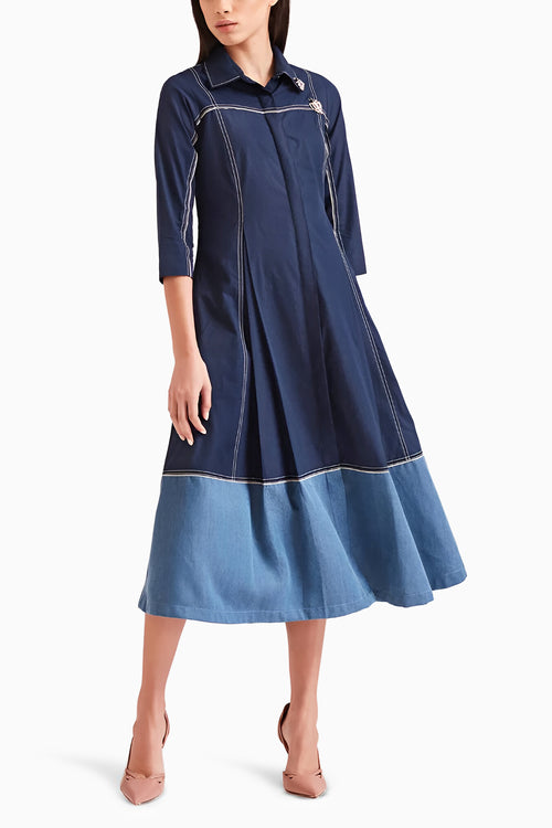 Navy Madrid Dress