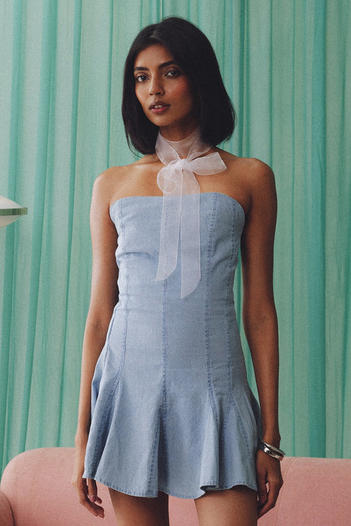 Blue Capri Dress