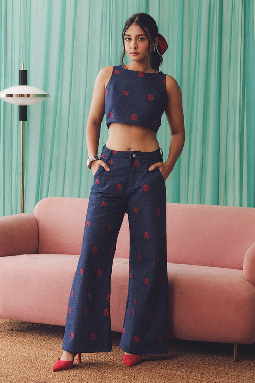 Blue Amalfi Co-ord Set
