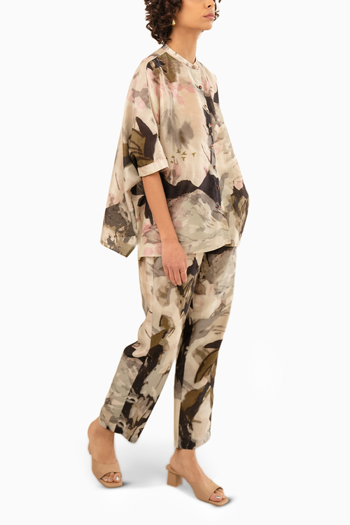 Scattered Petals Print Coord Set