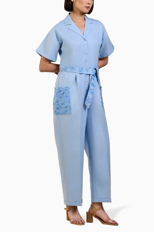 Ice Blue Jumpsuit