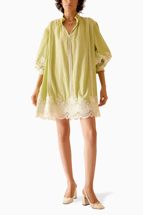 Slava Green Tunic Dress