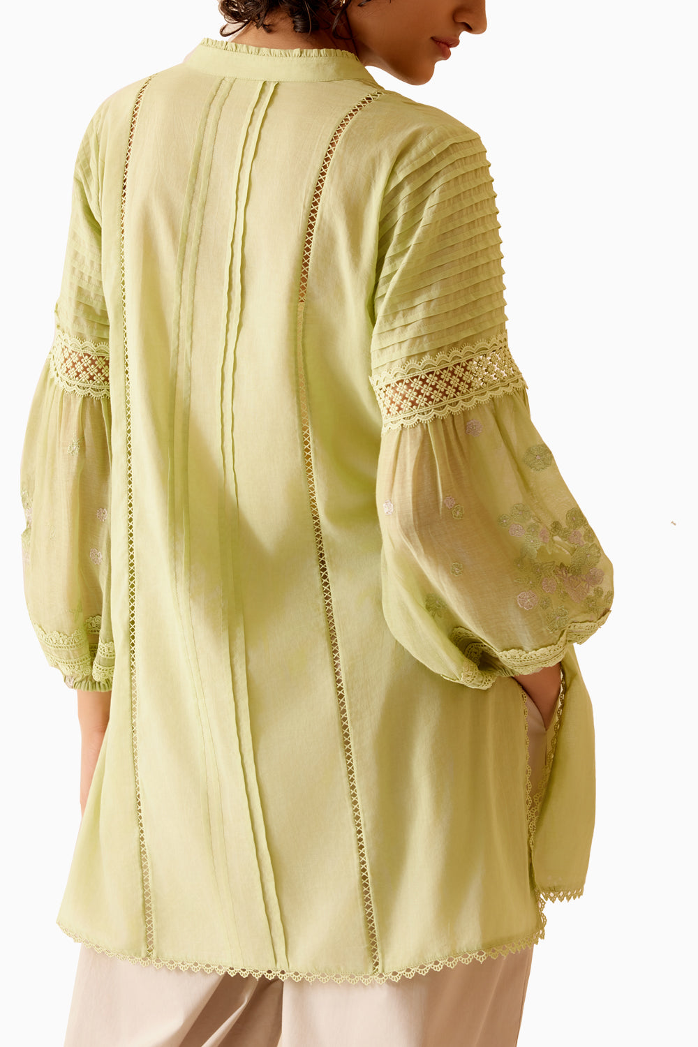 Cecile Green Tunic