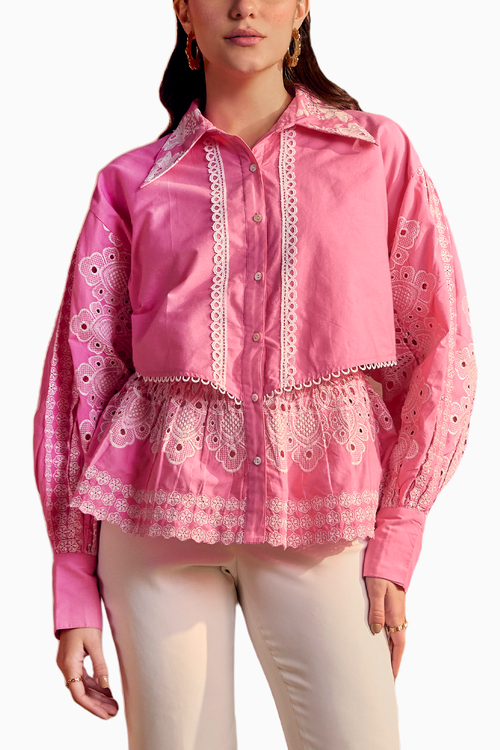 The Pink Cosmos Blouse