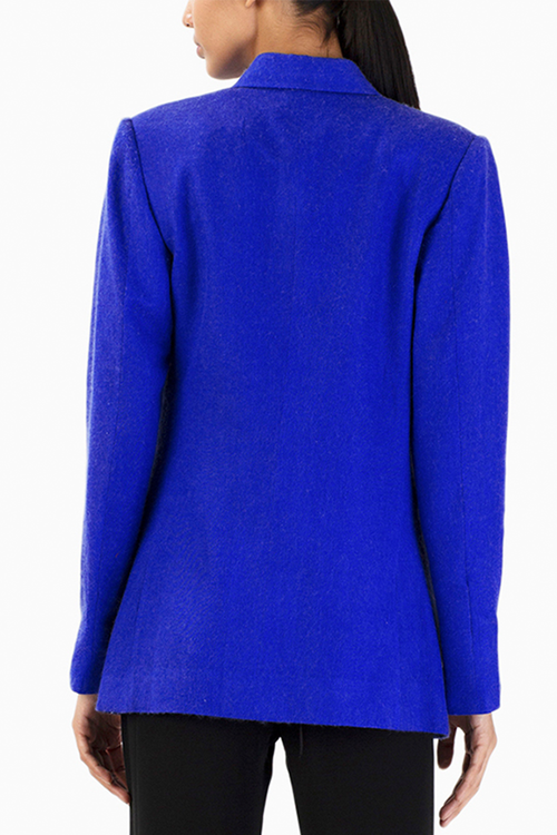 Minimalist Sapphire Pashmina Jacket