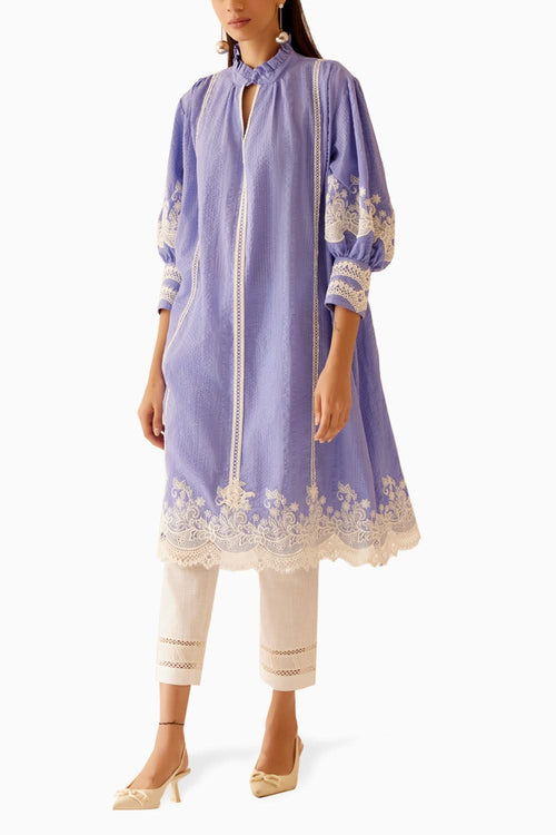 Slava Lilac Tunic Dress
