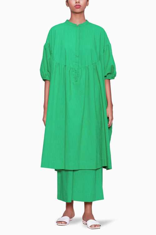 Green Acra Tunic Dress
