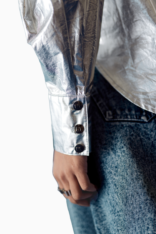 Silver Foil Shirt