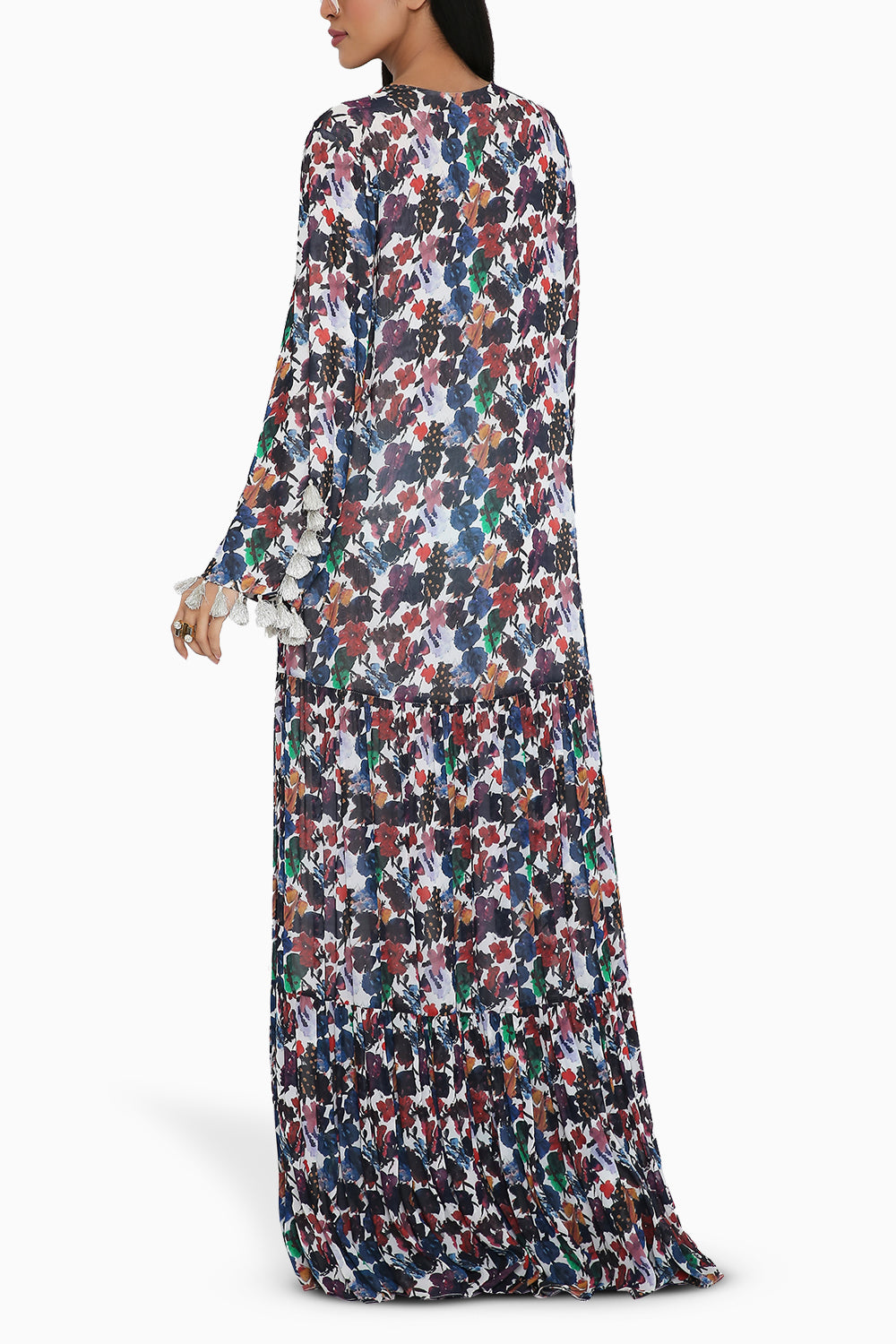 Maya Butterfly Print Boho Dress