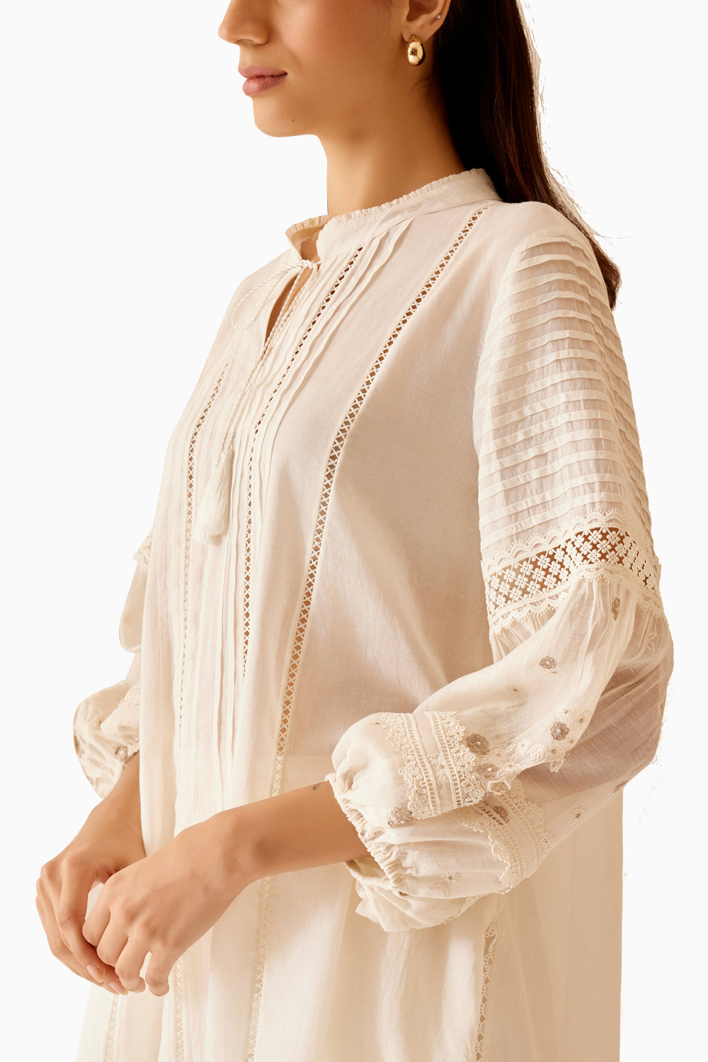 Cecile Ivory Tunic And Pant