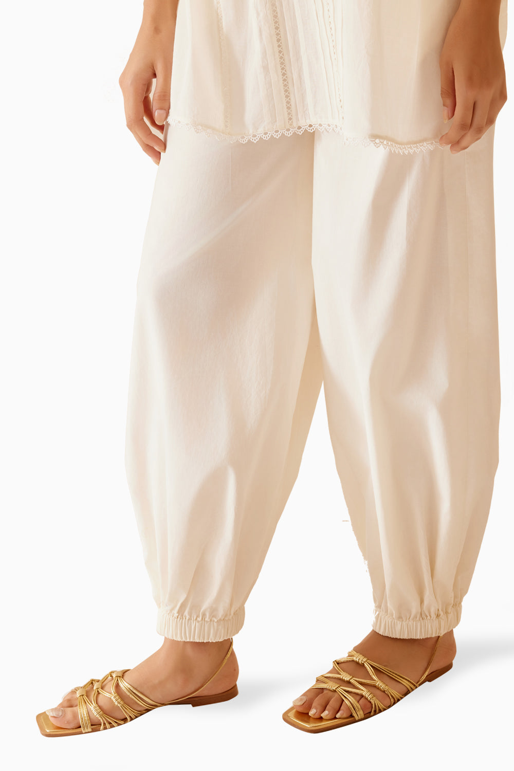 Cecile Ivory Tunic And Pant