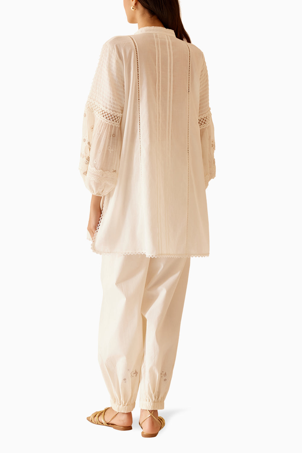 Cecile Ivory Tunic And Pant