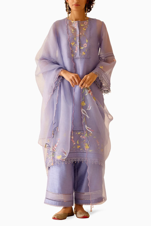 Samya Lilac Kurta Set