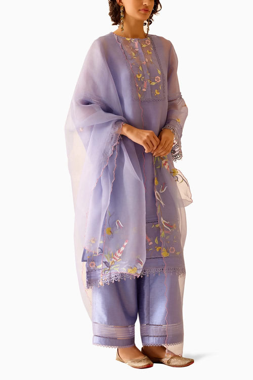 Samya Lilac Kurta Set