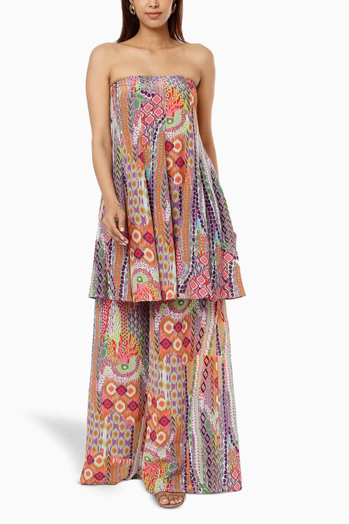 African Tube Kalidar Top with Palazzo