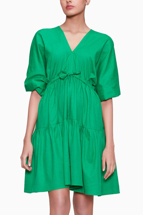 Green New Citra Aakaar Dress