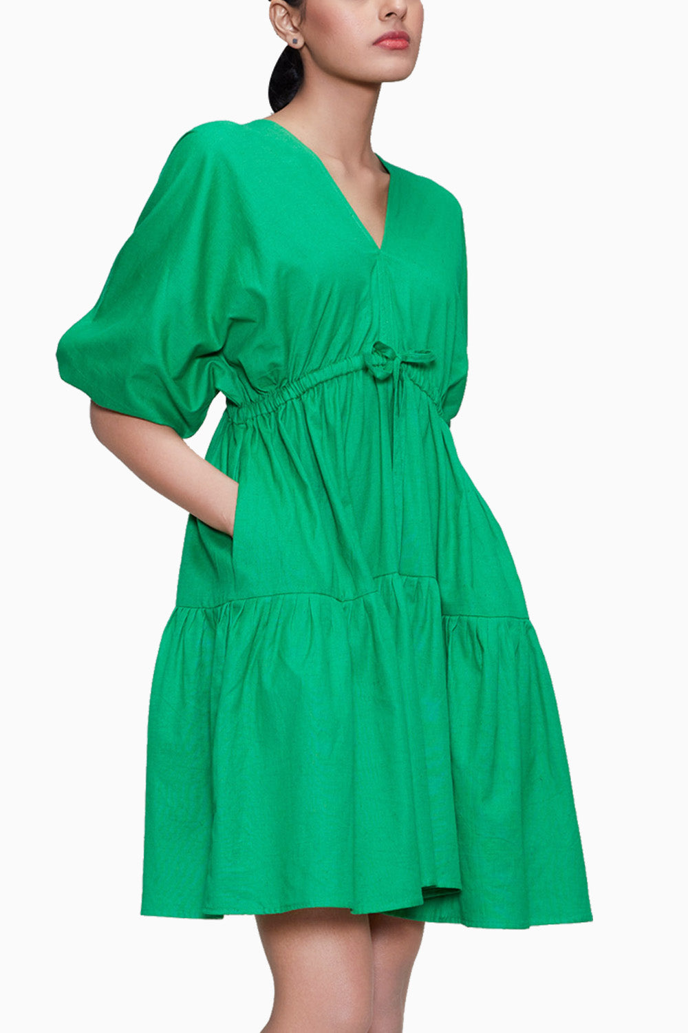 Green New Citra Aakaar Dress