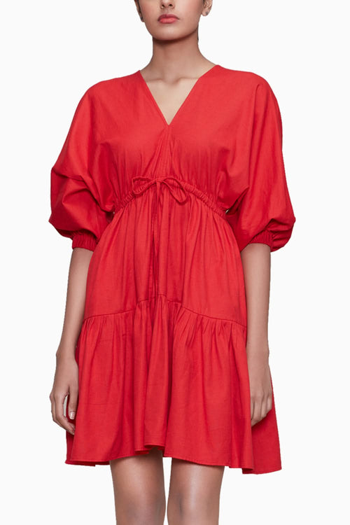 Red New Citra Aakaar Dress