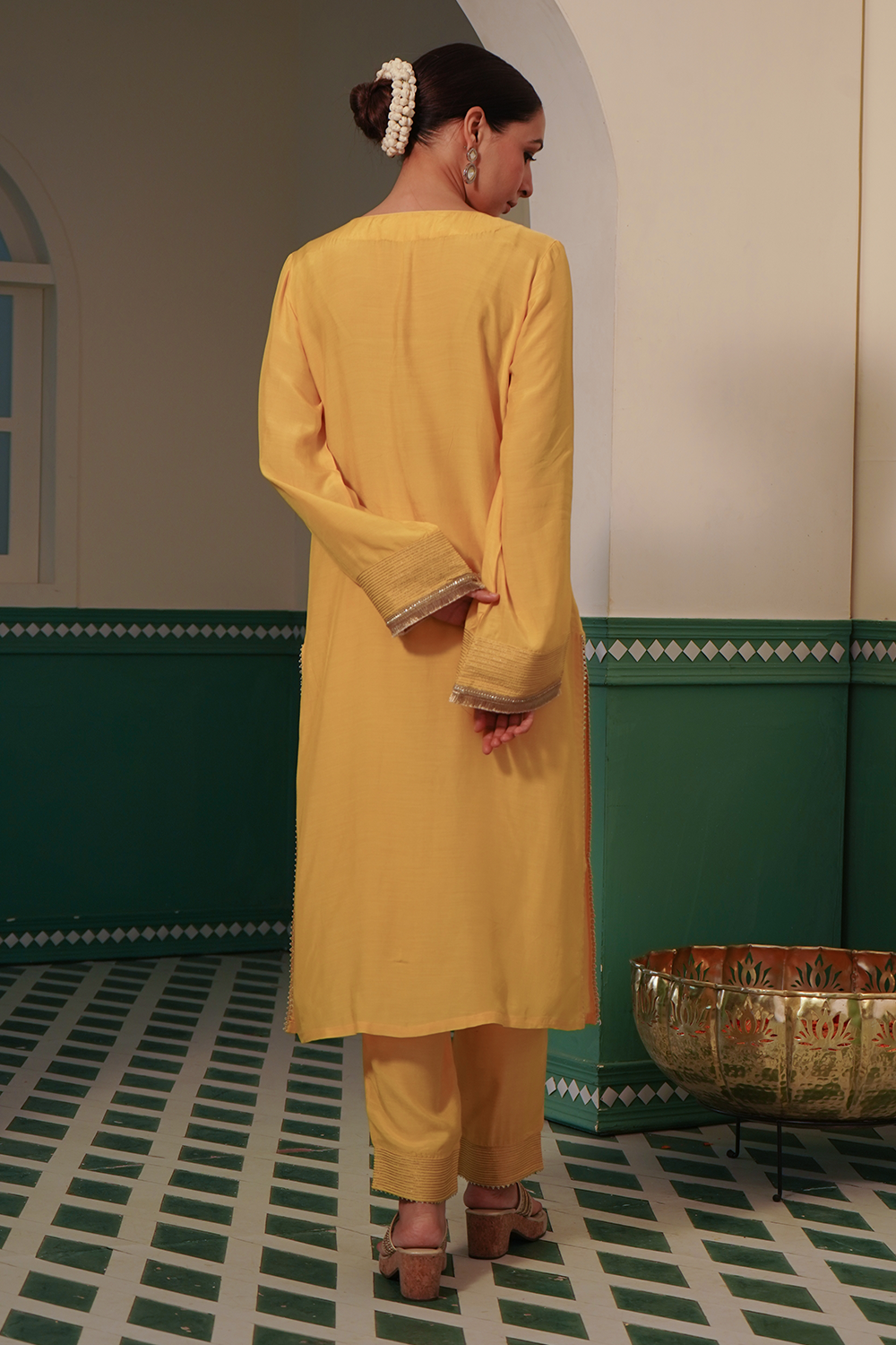 Tulip Zari Modal Kurta and Pants with Dupatta