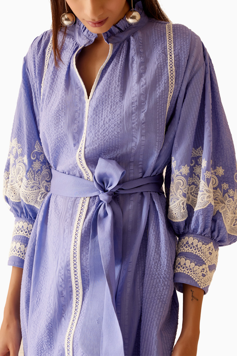 Slava Lilac Tunic Dress