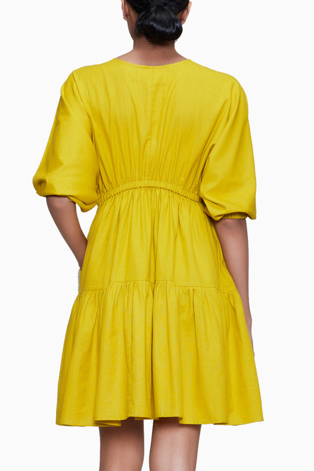 Yellow New Citra Aakaar Dress