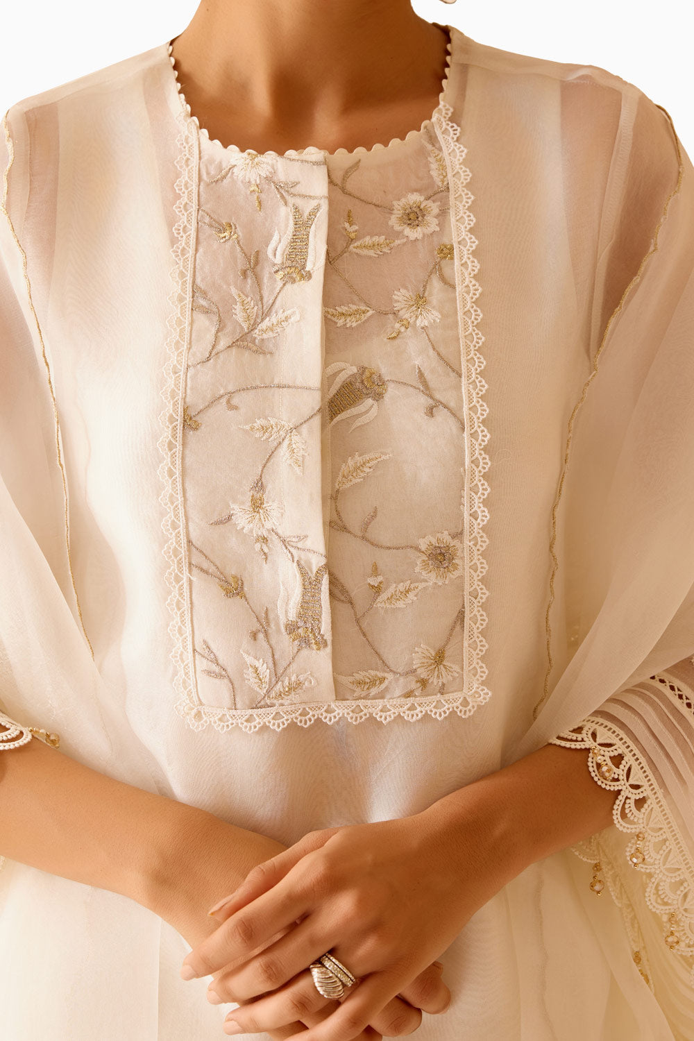 Salma Ivory Kurta Set