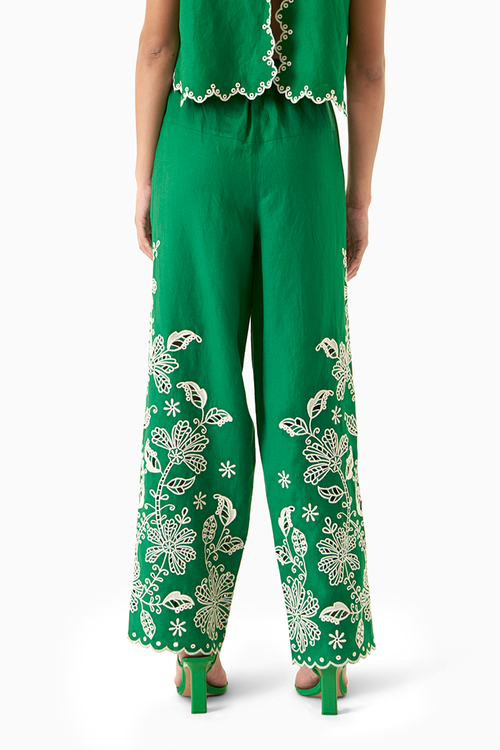 Green Marlyn Pants